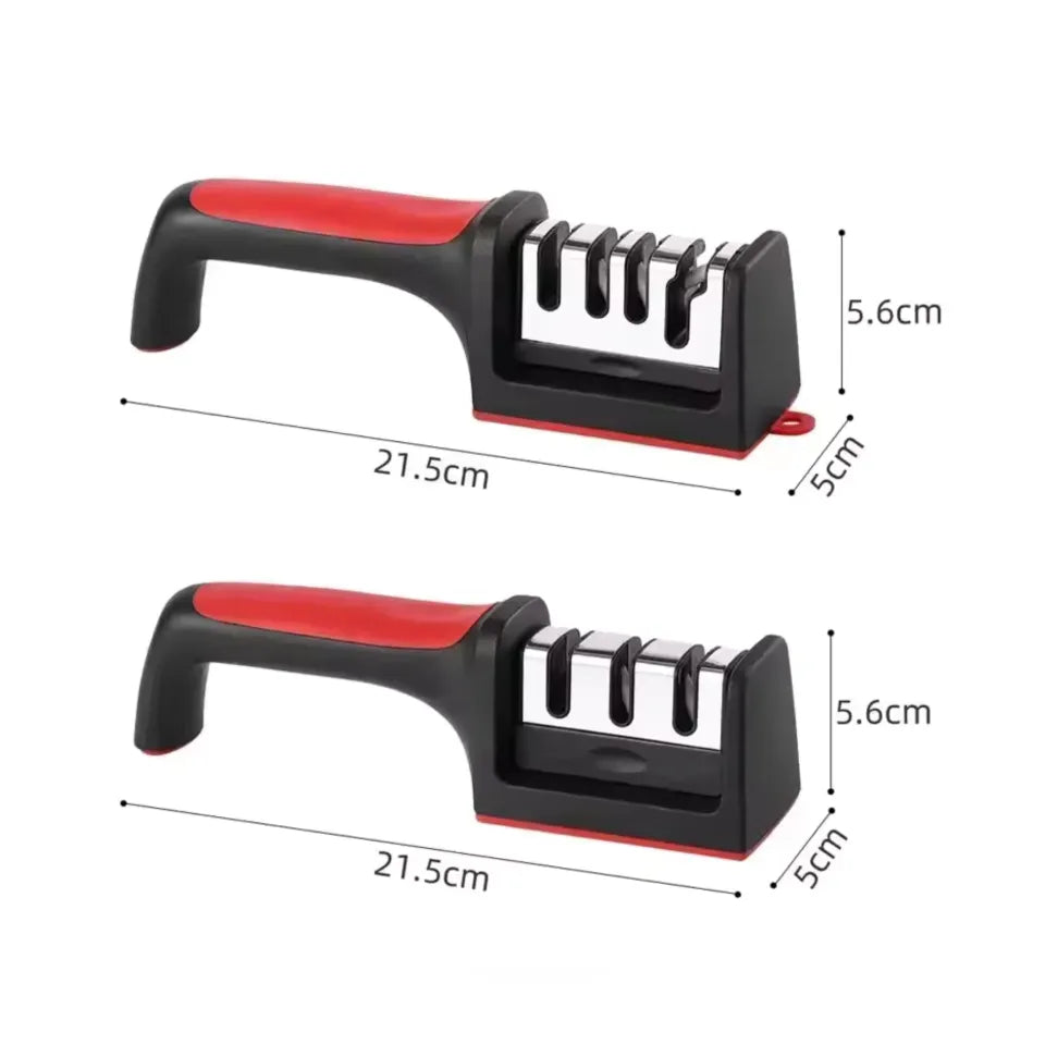 Knife Sharpener Adjustable 4 in 1 Manual Knives and Scissor Sharpener Professional Blade Sharpening Tool Sharpener Stone