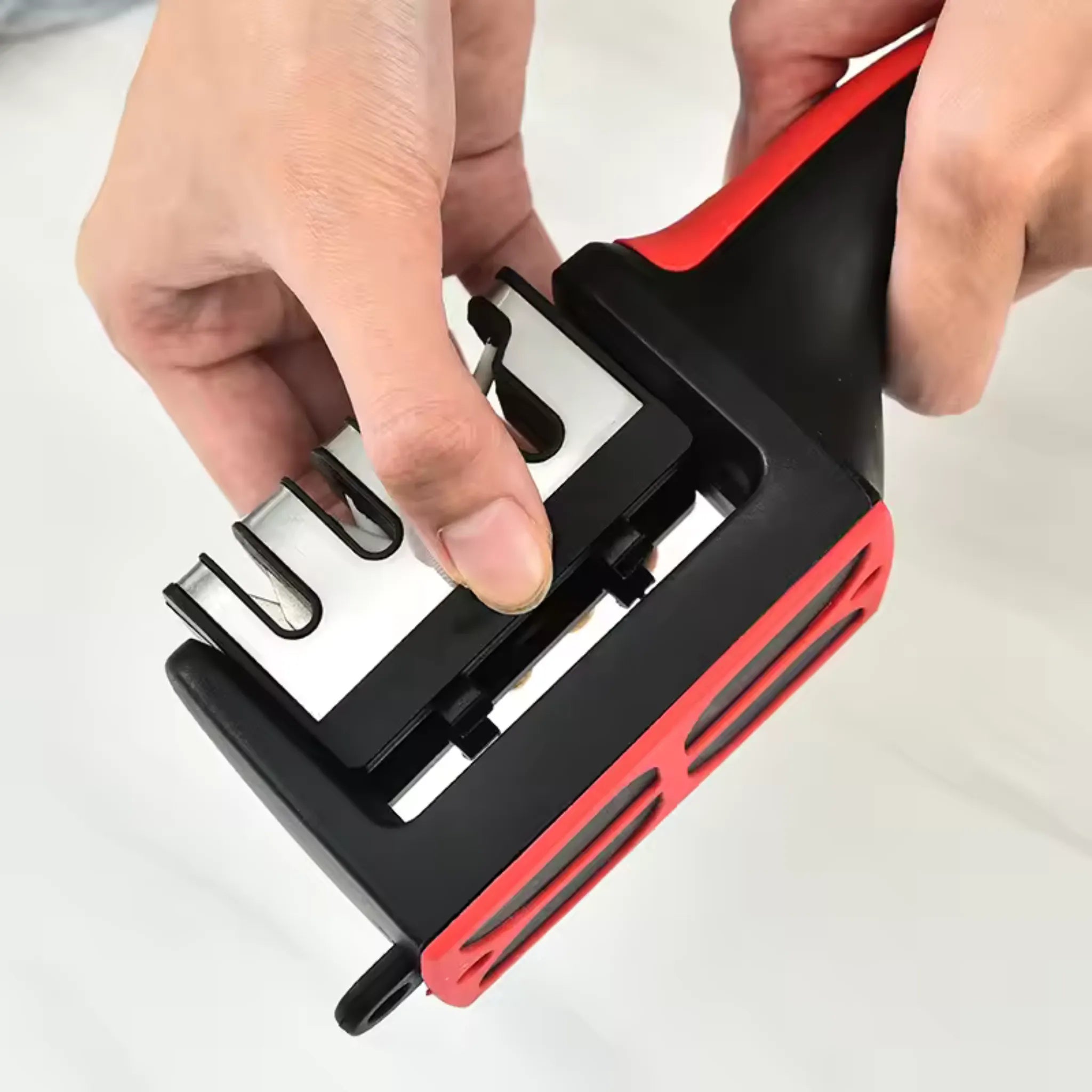 Knife Sharpener Adjustable 4 in 1 Manual Knives and Scissor Sharpener Professional Blade Sharpening Tool Sharpener Stone