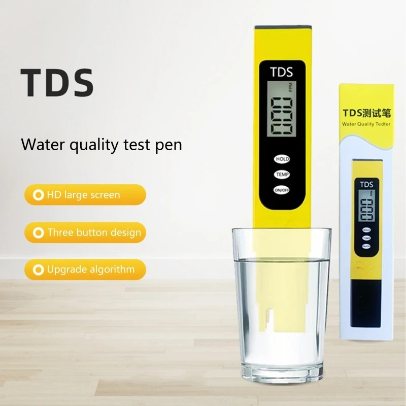 Digital TDS Meter for Water Quality Testing – Accurate Total Dissolved Solids Measurement
